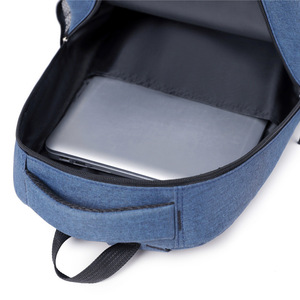 Cross Border Reflective Outdoor <b>Backpack</b> For Men 15 Inches <b>Large</b> <b>Capacity</b> School Bag Travel Bag Solid Color Male - Product Image 2