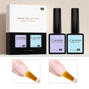 CANNI Nuovo <span class=keywords><strong>Set</strong></span> Smalto Gel UV Senza HEMA 9ml 2pz/lotto con <span class=keywords><strong>Base</strong></span>/Top Coat Opaco/Primer/Disidratante - Kit Regalo - Product Image 5