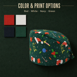 Gorro Quirúrgico Médico para Hombres y Mujeres, Suministro de Fábrica, Color Rojo, Blanco, Azul Marino, Verde, Gorro de Enfermería Colorido - Product Image 6