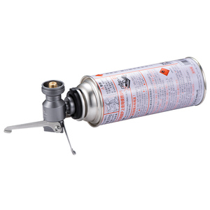 Campingmoon Z23CB Supporto Portatile in Lega di Alluminio per Fornello a <span class=keywords><strong>Gas</strong></span> da Campeggio con Tre Gambe e Adattatore - Product Image 1
