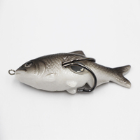 Selco – appât artificiel souple avec Double crochet, appât artificiel idéal pour la pêche à la grenouille, 85Mm, 19G