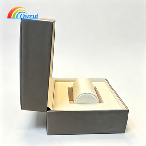 Luxury Rigid <b>Watch</b> Gift Box <b>Set</b> PU Inner Complete Packaging Kit With Paper Handbag For Wrist <b>Watch</b> Retail Gifting - Product Image 3