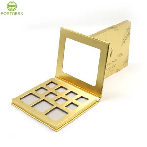 Großhandel Kosmetik Make-up maßge schneiderte Schönheit Lidschatten Palette Verpackungs box mit Logo