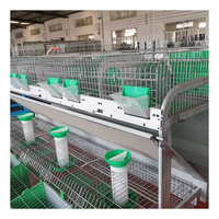 24 cages d'élevage spéciales pour lapins en fil soudé galvanisé