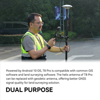 SingularXYZ T8 Pro récepteur portable RTK GNSS positionnement rapide tablette robuste Android Rtk Gps pour les projets d'arpentage de construction