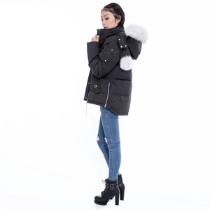 Veste Moose Scissor Modèle 06 Modèle 05 Unisexe pour Couple, Col en Fourrure de Renard, Fermeture Éclair, Coupe-Vent, Résistante au Froid, Vêtement de Ski d'Extérieur - Product Image 4