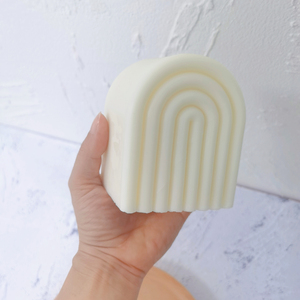 बड़ा आकार 2 डिजाइन मानव शरीर कलात्मक चेहरा मुंह होंठ मोमबत्ती मोल्ड फैंसी Boho इंद्रधनुष आर्क मोमबत्ती सिलिकॉन मोल्ड - Product Image 6