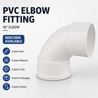 Coude en PVC-U haute pression, résistant à la corrosion, surface lisse, pour eaux usées, connecteurs de tuyauterie standard australien, raccord droit F/F