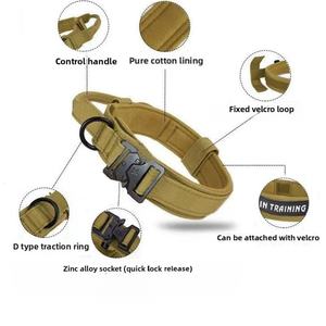 Wholesale Pet <strong>Dog</strong> Accessories Fashion Thick Nylon Tactical Training Metal Buckle <strong>Luxury</strong> Big <strong>Dog</strong> <strong>Collar</strong> for <strong>Dog</strong> - Product Image 2