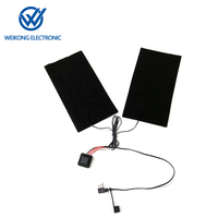 Coussin chauffant portable USB 5V avec interrupteur de contrôle de température réglable pour coussin chauffant, domotique, protection IP65