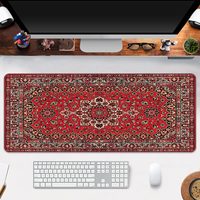 Tapis de souris de jeu de haute qualité avec marque personnalisée Tapis de bureau en caoutchouc durable avec logo de sublimation cousu