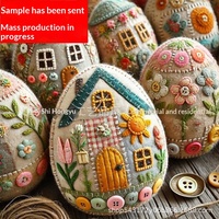 Kit DIY Maisonnette en Feutre Patchwork pour Bébés 0-3 Mois, Fabriqué en Chine, Modèle HY0304