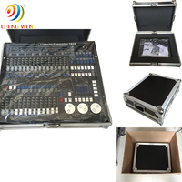 Console de contrôle d'éclairage de scène Chengwen DJ Disco, projecteur mobile, 1024 DMX512, contrôleur DMX JC-1024, gradateur