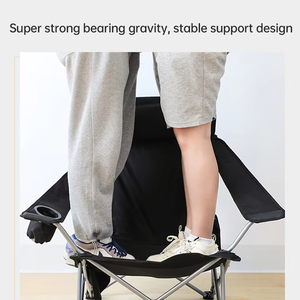 <span class=keywords><strong>Chaise</strong></span> <span class=keywords><strong>de</strong></span> <span class=keywords><strong>camping</strong></span> robuste en gros, pliable, <span class=keywords><strong>confortable</strong></span>, facile à ranger, pour la plage et la pêche, avec sac <span class=keywords><strong>de</strong></span> transport - Product Image 5