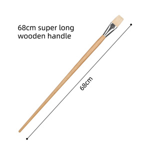 SINOART 68cm Poils Artiste Super Long Manche En Bois Super Grand <span class=keywords><strong>Pinceau</strong></span> pour Huile Acrylique - Product Image 2