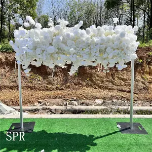 SPR定制人造玫瑰花墙婚礼装饰背景装饰婚礼花背坠