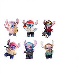 ตุ๊กตาสติทช์ ดิสนีย์ ของแท้ 100% ซีรีส์ GenZ Street กล่องสุ่ม ของเล่นตุ๊กตาขนนุ่ม ฟิกเกอร์อนิเมะแบบสุ่ม ของสะสม จี้ห้อยคอ ของขวัญ - Product Image 3