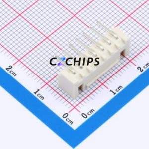 WAFER-HA2.54-7PWZ-Y62 Wire-to-Board Pin Header Bent Lead Through Hole,P=2.5mm Connector 1x7P 2.5mm Right Angle Insert XHB - Product Image 2