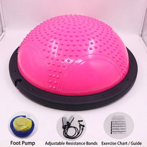 Ballon d'équilibre demi-sphère écologique pour entraînement de base, yoga, pilates et exercices de force - Product Image 4