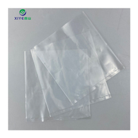 Sac en PE plat ouvert personnalisé transparent en LDPE pour emballage et stockage, 20-150 microns