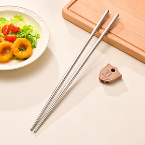 Pure Titanium Silicone Extended Frying <b>Chopsticks</b>, Heat-Resistant, Non-Slip Long <b>Chopsticks</b> for Deep Frying & Cooking - Product Image 5