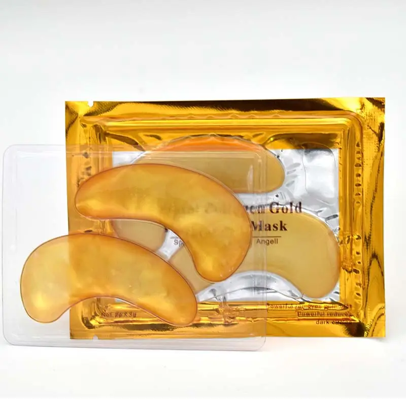 24K mắt siêu Plumper Collagen nhẹ chống nhăn chống lão hóa làm giảm mệt mỏi mắt vàng Mặt nạ môi Mặt nạ Mặt nạ