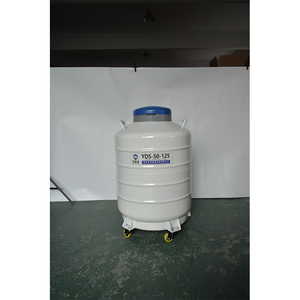 Contenedor de Nitrógeno Líquido YDS-50-125, Tanque Dewar de Aleación de Aluminio de Boca Ancha con Recipientes para Almacenamiento Criogénico - Product Image 2