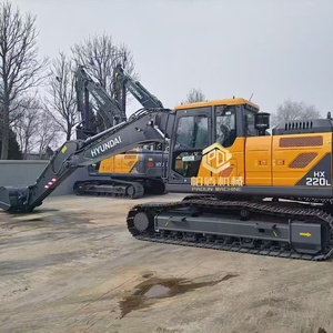 Excavatrices Hyundai HX220L d'occasion de haute qualité, excellent rapport qualité-prix, excavatrices hydrauliques sur chenilles de taille moyenne de 22 tonnes, en bon état - Product Image 3