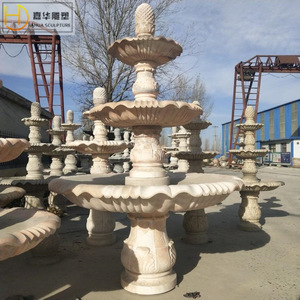 Fontaine en pierre Jiahua, décoration de jardin traditionnelle, style colonne, durable, pour l'extérieur - Product Image 2