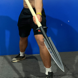 Fer de lance direct d'usine de haute qualité <span class=keywords><strong>harpon</strong></span> noir pointu en métal tout acier avec manche en <span class=keywords><strong>bois</strong></span> - Product Image 2