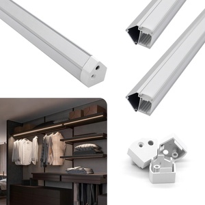 Vendita diretta dalla fabbrica 008 Profilo in Alluminio per strisce di illuminazione a Led 20*26mm Profilo Led in Alluminio - Product Image 3