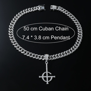 Hot Selling Light Luxury Exquisite Design Circle <b>Cross</b> Pendant Necklace Personalized Women's Necklaces Fashion Jewelry - Product Image 5