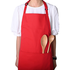Kefei Tablier à bavette en poly <span class=keywords><strong>coton</strong></span> personnalisable Accessoire de jardin et de cuisine imperméable pour chef serveur coiffeur usage domestique - Product Image 1
