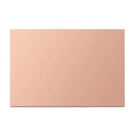 Plaque de circuit imprimé stratifié FR4 en fibre d'époxy plaquée cuivre double face 7,5*10cm 75x100x1,5mm 10x7,5cm 100*75mm 75*100*1,5mm