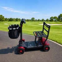 Scooter électrique intelligent tout-terrain à quatre roues OEM pas cher pour personnes âgées et handicapées, avec télécommande, léger et adapté à l'extérieur