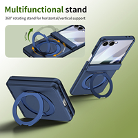 Étui de téléphone magnétique rotatif à 360° pour Samsung Galaxy Z Flip 8, protection de la charnière, coque de téléphone pour Galaxy Z Flip 7