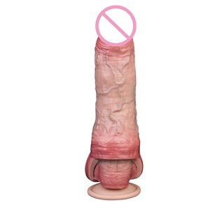 OS-ADLV5071 Male Sex Toys Penis Sleeves 10 <b>Vibration</b> Modes Adult Toys Male <b>Vibrator</b> Realistic Penis Enlarger Thicken for Couples - Product Image 2
