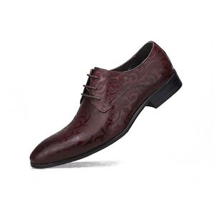 Nuevo Producto Más Vendido, Zapatos de Cuero Hechos a Mano para Hombre, Estilo Ejecutivo, Punta Redonda, Impermeables, Versión Coreana, Estilo Británico - Product Image 6