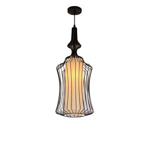 Creatief Industrieel Ontwerp Chinese Vogelkooi Kalebas Ijzeren Kroonluchter Led Lichtbron Voor Restaurants - Product Image 2