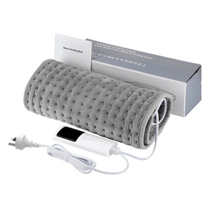 Factory Custom Electric Heating Waist Belt 9 Temp Levels 4 <b>Timer</b> Modes Crystal Velvet for Back Pain Relief Home Use - Product Image 4
