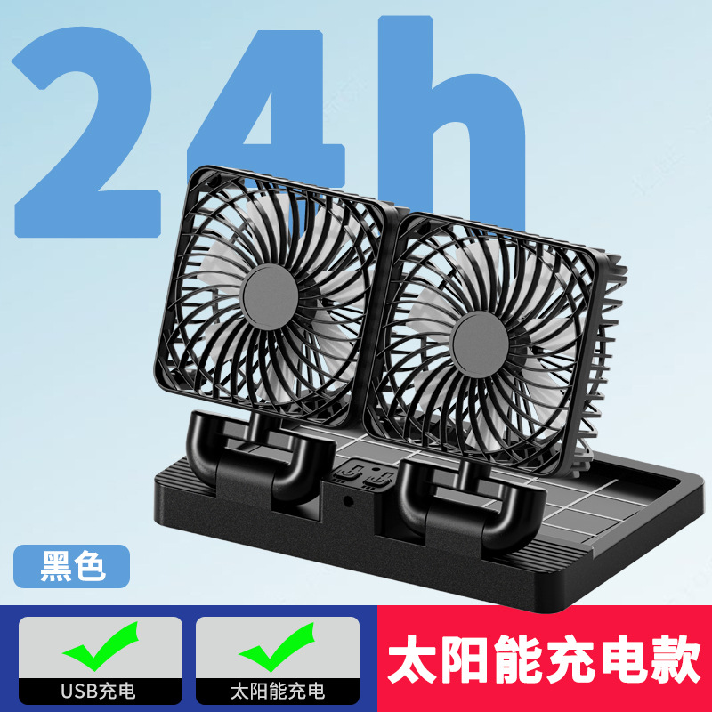 double head double switch-black