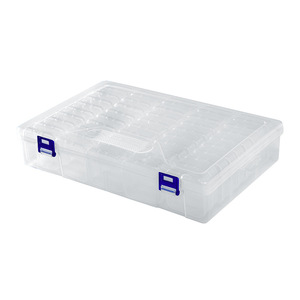 <b>Plastic</b> <b>Storage</b> Box 45 Grids 29.7x19.7x5.8cm Transparent With Lids For Jewelry Beads Organizing Desktop Use - Product Image 5