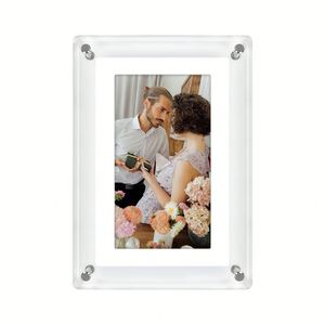 Marco Digital <span class=keywords><strong>para</strong></span> Fotos y Vídeos con Pantalla IPS de 7 Pulgadas, 4GB de Memoria, Reproductor de <span class=keywords><strong>Música</strong></span>, Batería y Enchufe, Descarga Gratuita de <span class=keywords><strong>MP3</strong></span> y MP4 al por Mayor - Product Image 1