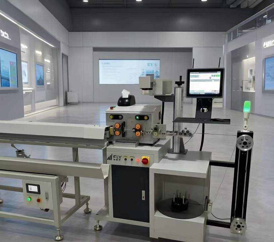 Cabel Fly Machine Automatic Wire Cutting Peeling Laser Marking and Collection Machine FLY ...