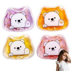 แผ่นเจลประคบร้อนเย็นแบบใช้ซ้ำได้สำหรับเด็ก บรรเทาอาการเจ็บปวด บวม รอยฟกช้ำ สำหรับเด็กทารกและเด็กโต ใช้ได้กับดวงตาและใบหน้า ช่วยบรรเทาอาการปวดจากการให้นมบุตร - Product Image 1