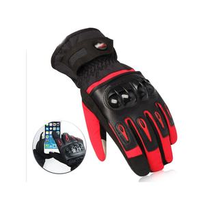 Guantes de cuero para motociclismo, resistentes al agua y al viento, para hombre - Product Image 5