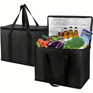 Bolsa Térmica Aislante, Bolsas Refrigerantes de Tela No Tejida, Logotipo Personalizado, Bolsa Aislante para Comestibles - Product Image 4