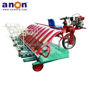 ANON 8 Rows Hiệu Quả Cao Paddy Rice Transplanter Lái Xe Loại Gạo Cấy Giá