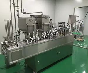 दही मशीन उत्पादन लाइन स्वचालित पेय दही बॉटलिंग मशीन पैकेजिंग मशीन