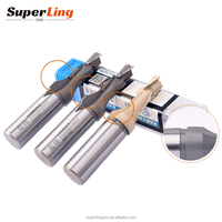 Shufeng Cnc Router Bits Composite Positionnement Hélicoïdal Ensemble De Coupe Forets pour Bois MDF Aggloméré Routeur Bit
